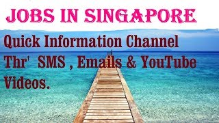 Jobs in SINGAPORE City for freshers & graduates. industries, companies.