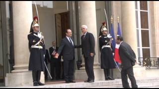 Call on HE President Francois Hollande by Shri Salman Khurshid Minister of External Affairs