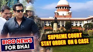 Big Relief For Salman Khan | Supreme Court Stays Proceedings Of 6 Cases