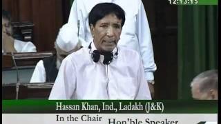 Matters of Urgent Public Importance: Shri Hassan Khan: 13.08.2010