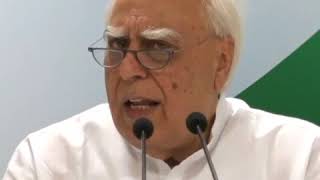 Kapil Sibal addresses media on the Impeachment motion against the Chief Justice of India.