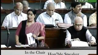 Part 2: Mehngai: Smt. Sushma Swaraj: 03.08.2010