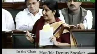 Part 3: Warning to Government after Lok Sabha Election: Smt. Sushma Swaraj: 08.06.2009