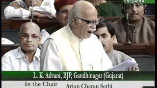 Part 2: Motion of Thanks on the President's Address: Sh. L. K. Advani: 03.03.2010