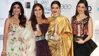 GeoSpa AsiSpa India Award 2018 Full Red Capet Show | Shilpa Shetty, Rekha, Bhumi Pednekar