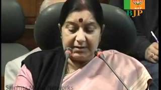 Part 2: JPC Demand: Smt. Sushma Swaraj: 30.11.2010
