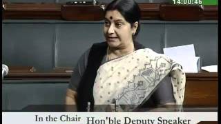 Census: Smt.Sushma Swaraj: 03.05.2010