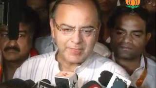 Targeting UP Govt. on Farmers issue of Greater Noida: Sh. Arun Jaitley: 08.05.2011