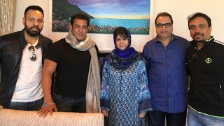 Salman Khan Met Jammu And Kashmir Chief Minister During Race 3 Shooting