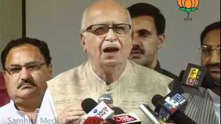 26/11 Terrorist Attack & Headly: Sh. Lal Krishna  Advani: 26.05.2011