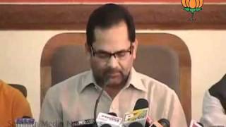 National Executive Meeting in Lucknow: Sh. Mukhtar Abbas Naqvi: 02.06.2011