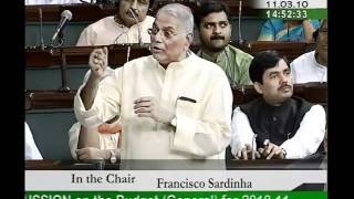 Discussion on the Budget (General) for 2010-11: Sh. Yashwant Sinha: 11.03.2010