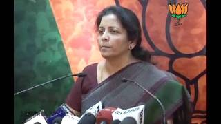 BJP Press: CVC Thomas: Smt. Nirmala Sitharaman: 31.01.2011