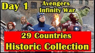 Avengers Infinity War Record Breaking Collection Day 1 In 29 Countries