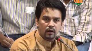 BJP Press: Crackdown of Police on Party Youth Activists: Sh.  Anurag Thakur: 10.08.2011
