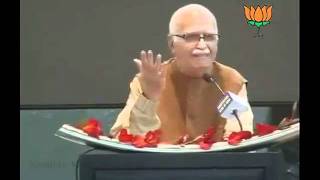 Speech:  L K Advani's Blog Posts Programme: Sh. Lal Krishna Advani: 18.08.2011