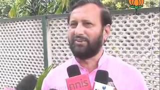 BJP Byte: Govt  Action Against Team Anna & Shehla Masood Case: Sh. Prakash Javadekar: 03.09.2011