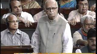 Submission: Sh. Lal Krishna Advani: 30.08.2011