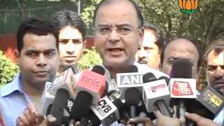 BJP Byte on Broadcasting Government Rules: Sh. Arun Jaitley: 10.10.2011