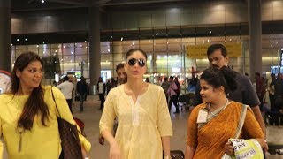Kareena Kapoor SPOTTED Without Make Up At Airport