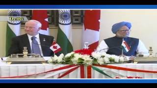 Edited-State Visit of Governor General of Canada to India: Signing of Agreements (Feb 24, 2014)