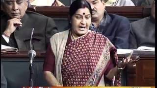 Lokpal and Lokayuktas Bill, 2011: Smt. Sushma Swaraj: 27.12.2011