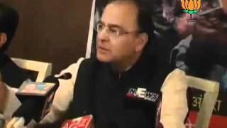 BJP Press: Against Congress Ministers statement during UP Assembly Election 2012: Sh. Arun Jaitley