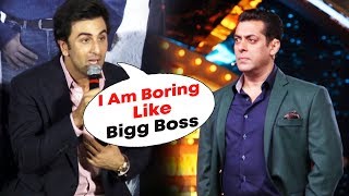 Ranbir Kapoor Takes A DIG At Salman Khan's Bigg Boss 12