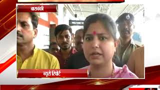 बाराबंकी - कुशीनगर ट्रेन हादसे के बाद सांसद बाराबंकी ने किया स्टेशन का निरीक्षण - tv24