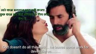 Gabbar is back    hindi movie  dialogue with English subtitles      music and  songs