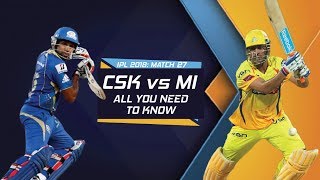 IPL 2018: Match 27, CSK vs MI: All you need to know