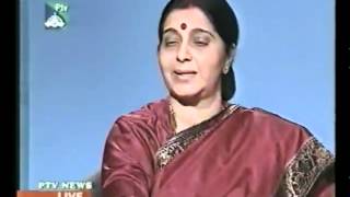 PTV Interview  with Smt. Sushma Swaraj:  8.03.2002