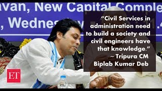 Tripura CM says mechanical engineers shouldn't opt for civil services | Economic Times