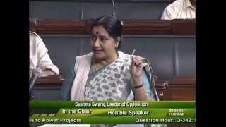 Intervention on Telangana Issue: Smt. Sushma Swaraj: 30.04.2012