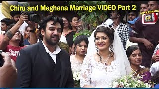 Chiranjeevi Sarja and Meghana Raj Marriage Video Part 2 | Top Kannada TV