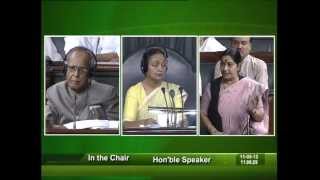 Submission: Smt. Sushma Swaraj: 11.05.2012