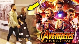 Virat Kohli And Anushka Sharma WATCHES Avengers Infinity War