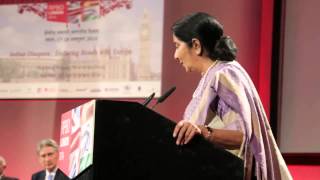 Inaugural speech (Hindi) by External Affairs Minister at the RPBD in London