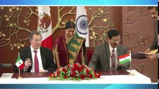 Visit of Foreign Minister of Mexico: Signing of MoU/Agreements