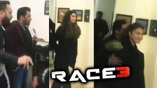 Salman Khan With Jacqueline And Daisy Shah At Dragon Hotel Ladakh | RACE 3