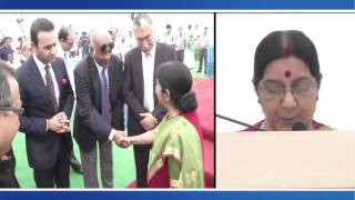 External Affairs Minister performs groundbreaking ceremony of the South Asian University