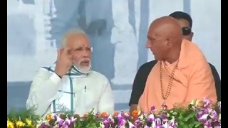 PM Modi at closing ceremony of 'Namami Narmade-Narmada Seva Yatra' in Madhya Pradesh
