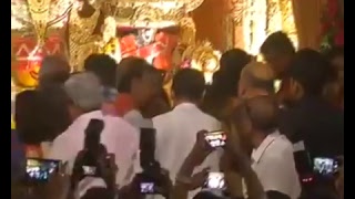 Shri Amit Shah performs Mangla Aarti at Jagannath Mandir Ahmedabad