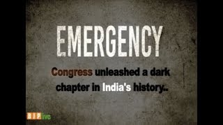 Dark Days of Emergency : Congress unleashed a dark chapter in India's history..
