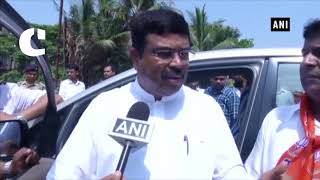 Bomikhal flyover collapse: Dharmendra Pradhan visits accident site