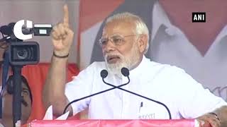 PM Modi:Congress doesn’t care about farmers, they’re busy in filling their bank accounts