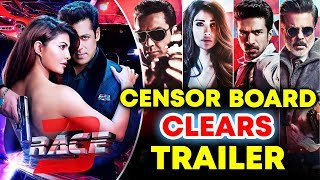 RACE 3 TRAILER Given THUMBS UP By Censor Board | Salman Khan