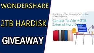 Win 2 Tb External Hard drive || Giveaway by Wondershare Recoverit