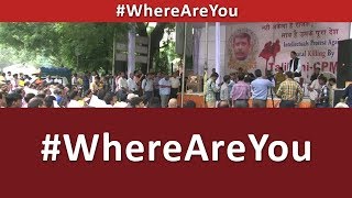 Citizens protest killings of BJP-RSS workers by left in Kerala at Jantar Mantar. #WhereAreYou