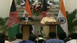 Signing Agreements: Afghanistan President visit to India (September 14 ,2016)